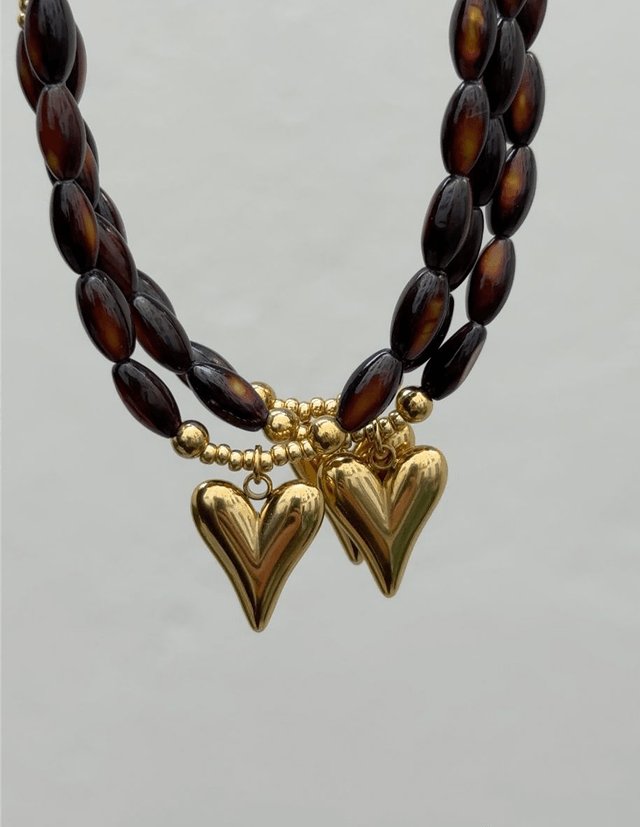 Collier Bohemia Marron