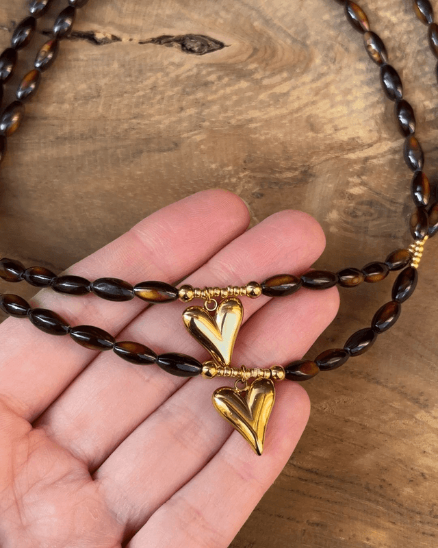 Collier Bohemia Marron